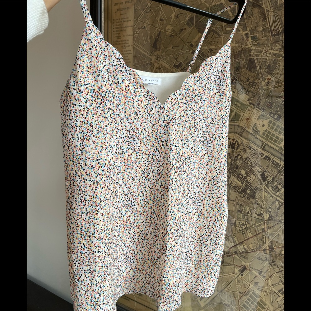 Multi colored tank for summer. Cute with jeans!!!